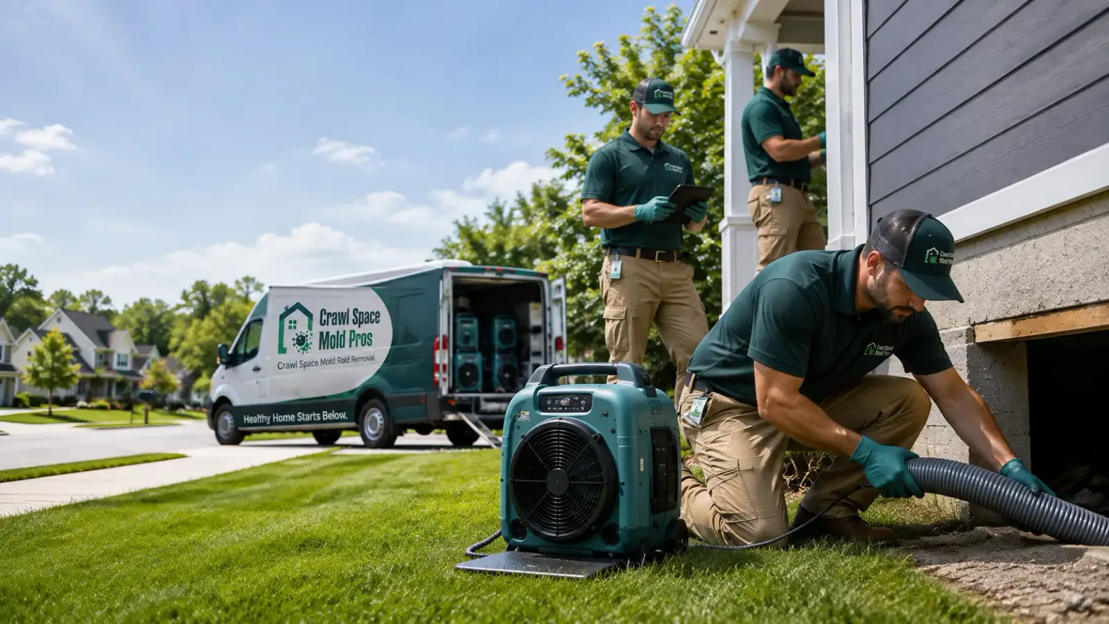 Crawl Space Mold Removal in Murray City, OH